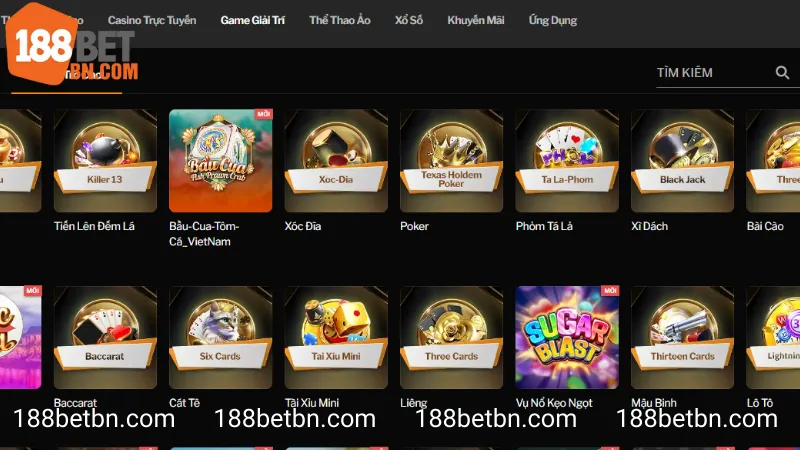 Trang web 188bet nhà cái uy tín